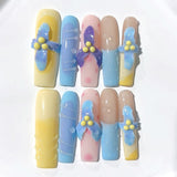 Pastel Dream Bow Sculpted Press On Nail Set