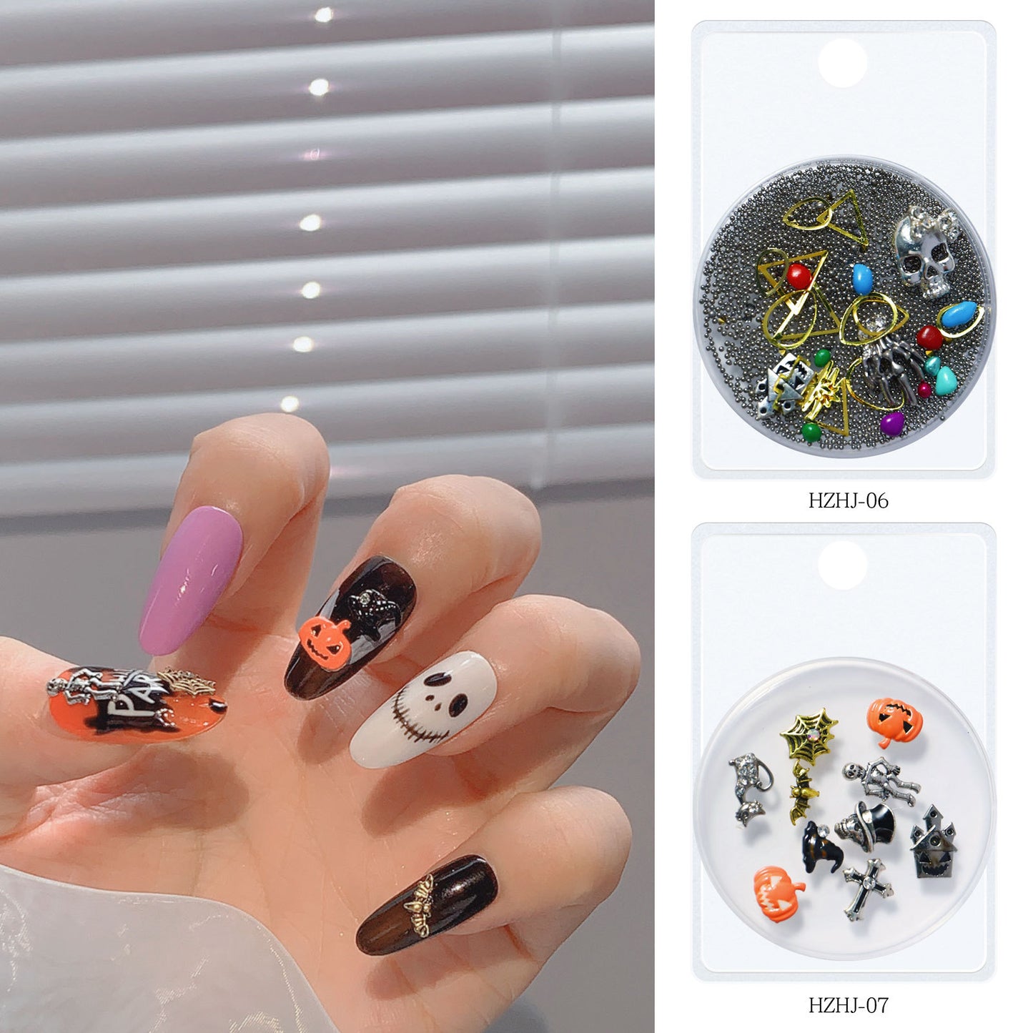 Mixed Christmas Nail Art Charms & 3D Decoration Set (MOQ=3)