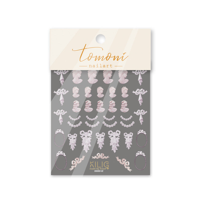 365nails: "Classical Sculpture Cameo" – nail art stickers