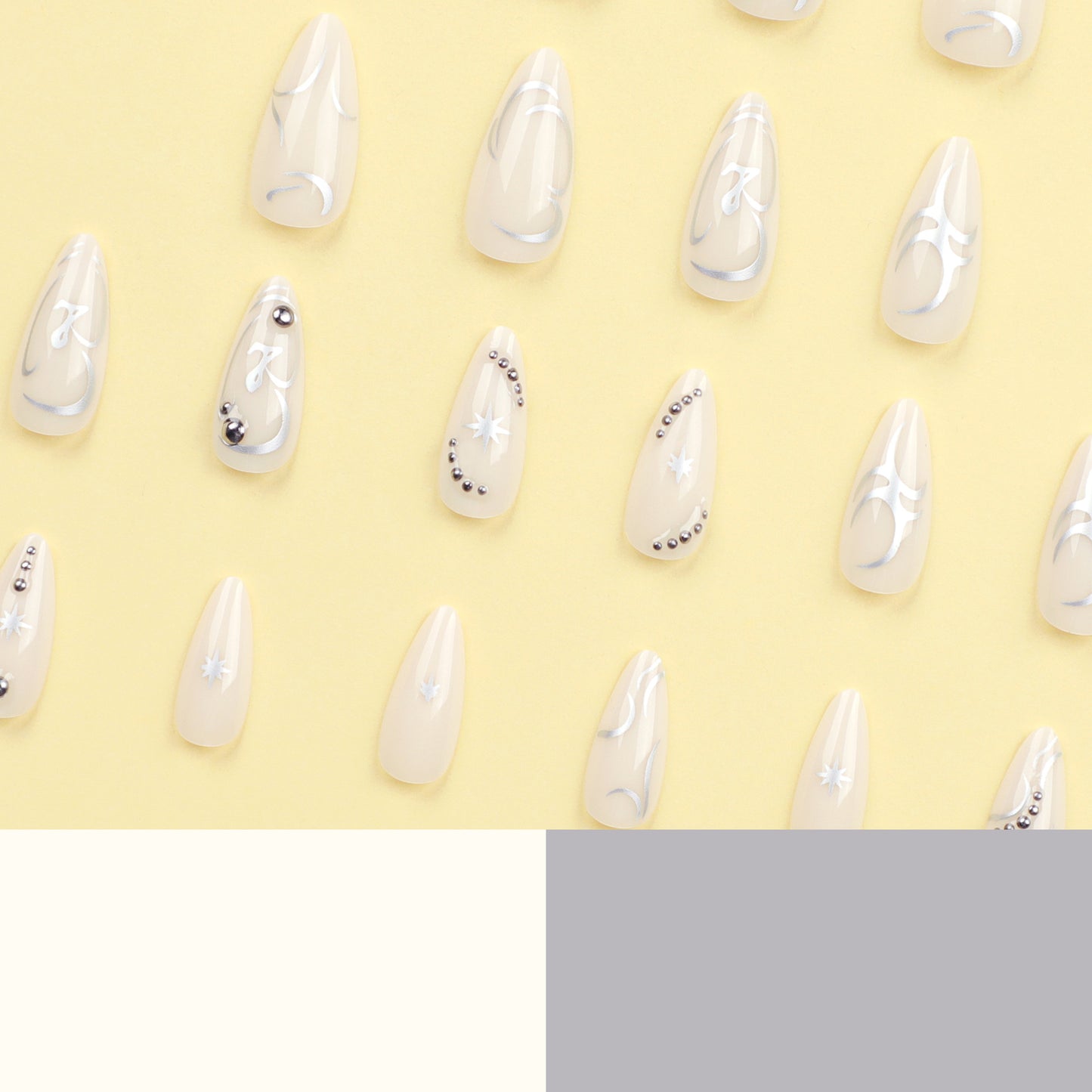 pedaço de unha especial adesivo de unha vestível pedaço de unha vestível pedaço de unha removível unha falsa｜365nails