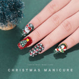 Christmas Nail Stamping Plates – Holiday Pattern Steel Templates for DIY Nail Art (MOQ=3)