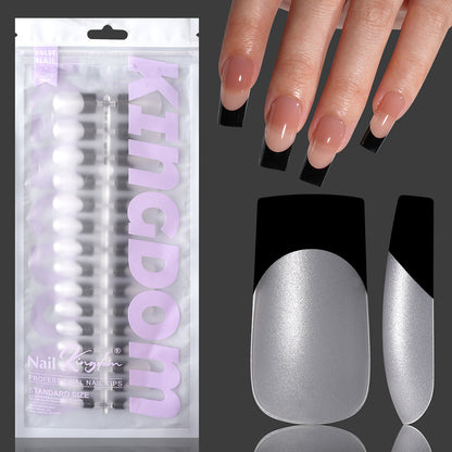 Nail Tips hot-selling nail pieces Frosted French, no-carving and grinding nail patches Prefabricated nail 120 pieces False nail wholesale