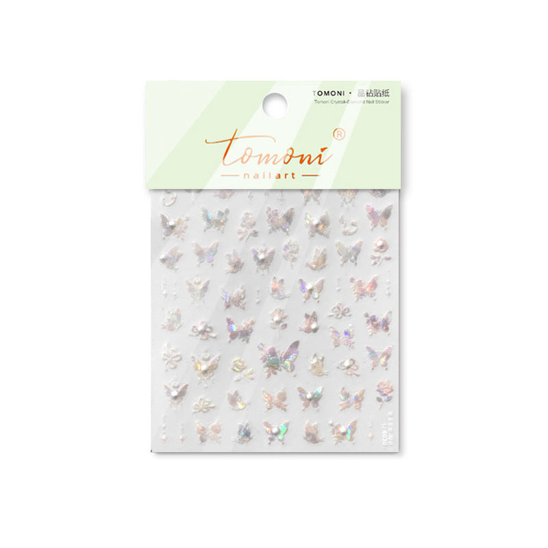 Vintage Gold Collection: "Antique Gold Charm" – 3D Embossed Nail Sticker