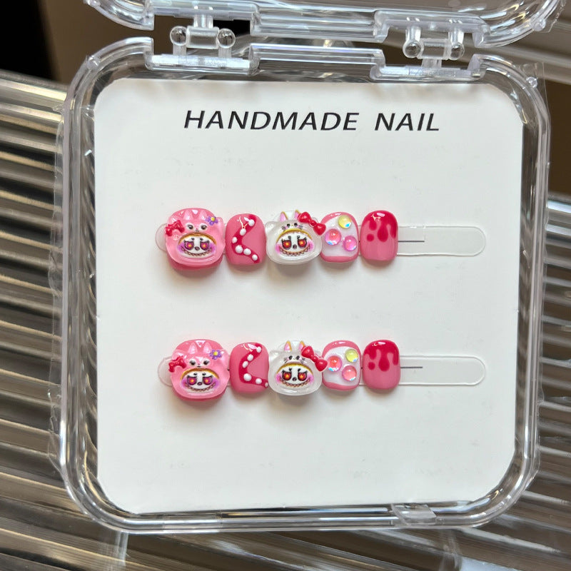Cute Cartoon Kids Press On Nails Collection