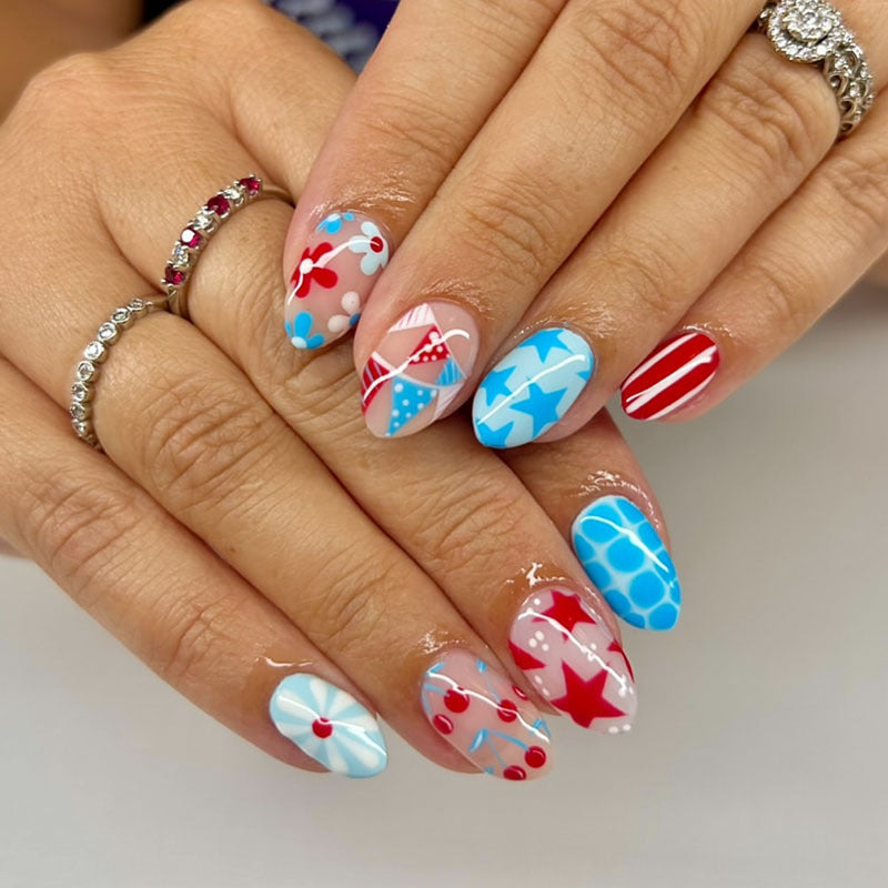 365nails: "Independence Firework"