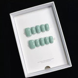 The Essential Solids | Short Medium Square | Handmade Press-on Nails