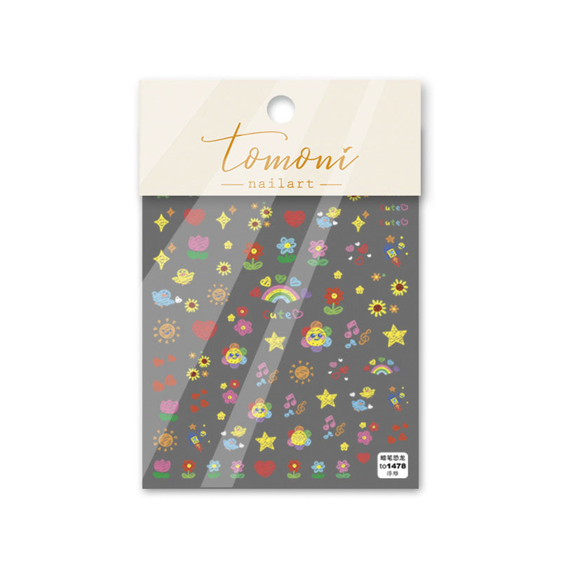 Crayon Doodle Fun – Playful Kids' Nail Art Set