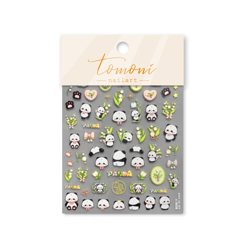 365nails: "Cute Pastel Animal Mix" – nail art stickers