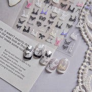 365nails : « Dentelle lingerie coquette » – Autocollants pour ongles