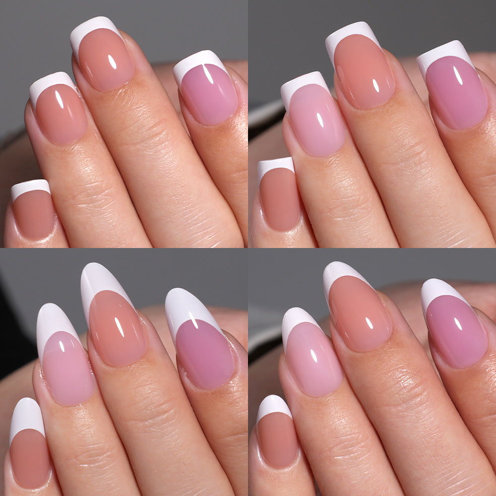 Nail Tips French press on nails  Short Almond Short Square Versatile Removable Patch Nail Art 150 Boxed Fake Nails