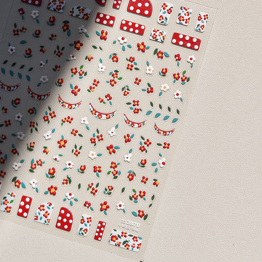 365nails: "Vintage Floral Border" – nail art stickers