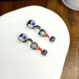 Cute Candy Cartoon Kids Press On Nails Mixed Style Set