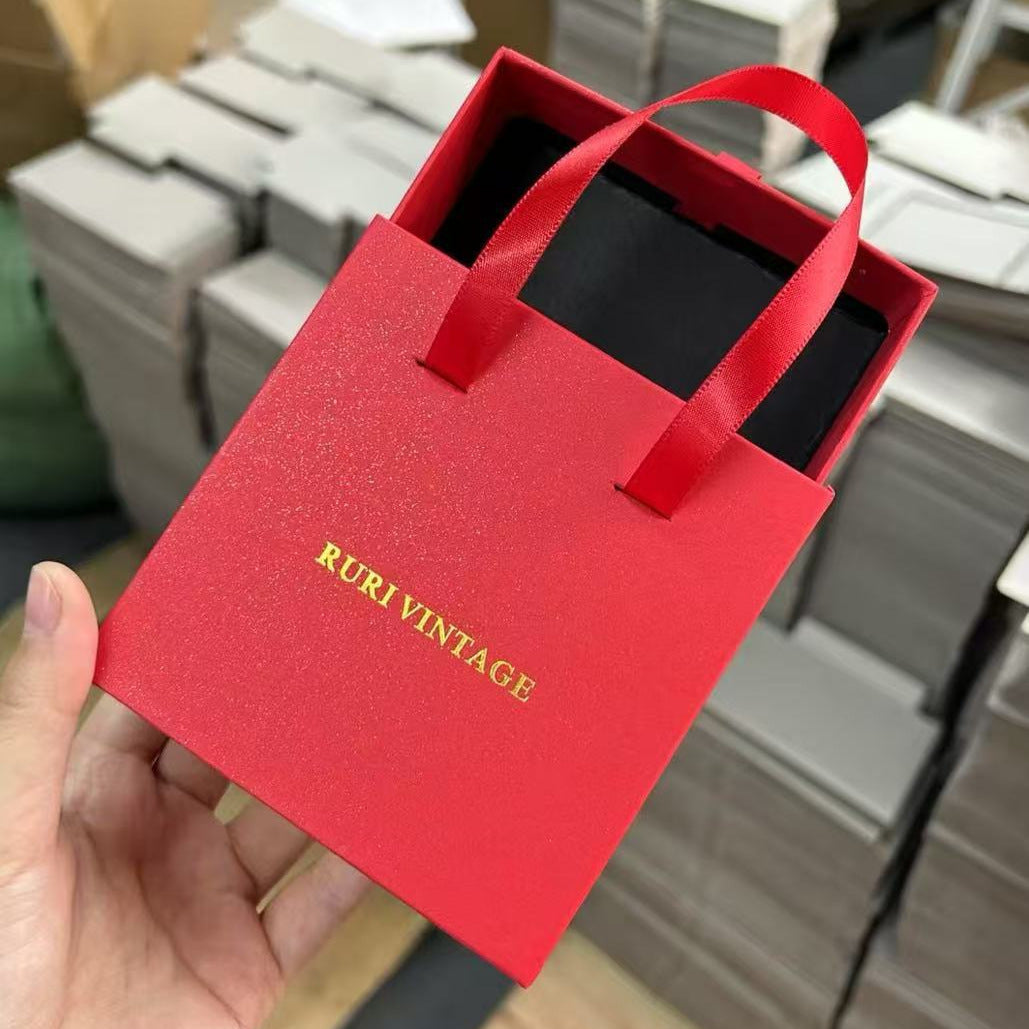 Luxury Handbag‑Style Drawer Box for Press‑On Nails – Elegant Gift Packaging Box