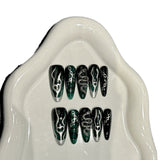 Purely handmade nails, national style, animation sense, contrasting colors, Spice Girl removable manicure | 365nails