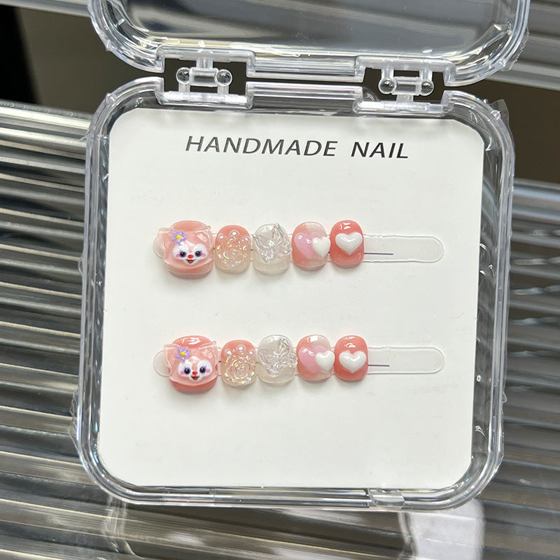 Cute Cartoon Kids Press On Nails Collection