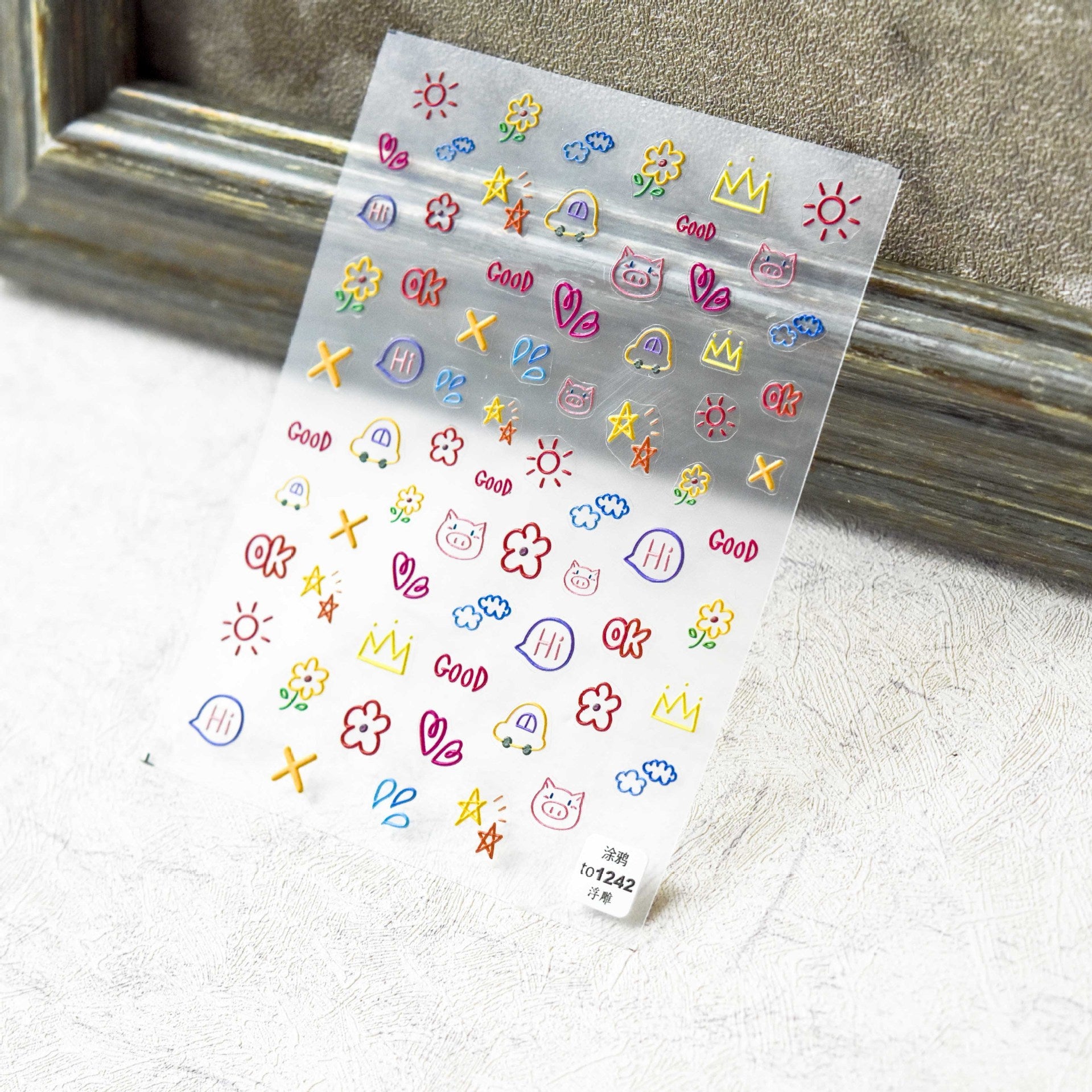 365nails: "Cute Line" – Nail Art Stickers
