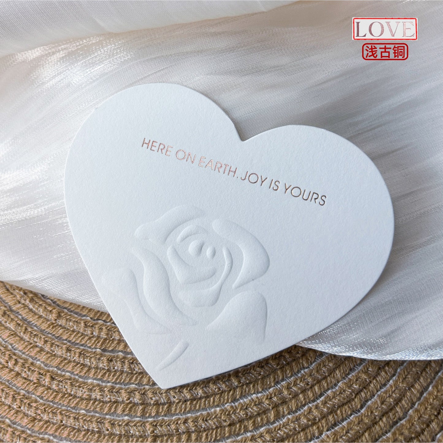 Embossed Gold Cotton Display Cards for Press On Nails (MOQ=50)