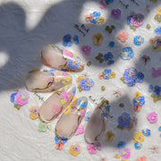 365nails: 水彩三色堇花 – 美甲貼紙