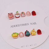 Children's special cute cartoon nail art 3-12 years old girls and children nail art film