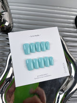 The Essential Solids | Short Medium Square | Handmade Press-on Nails