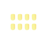 Arte de uñas, uñas postizas extraíbles de color amarillo macarrón, parches para uñas postizas, uñas postizas al por mayor | 365nails