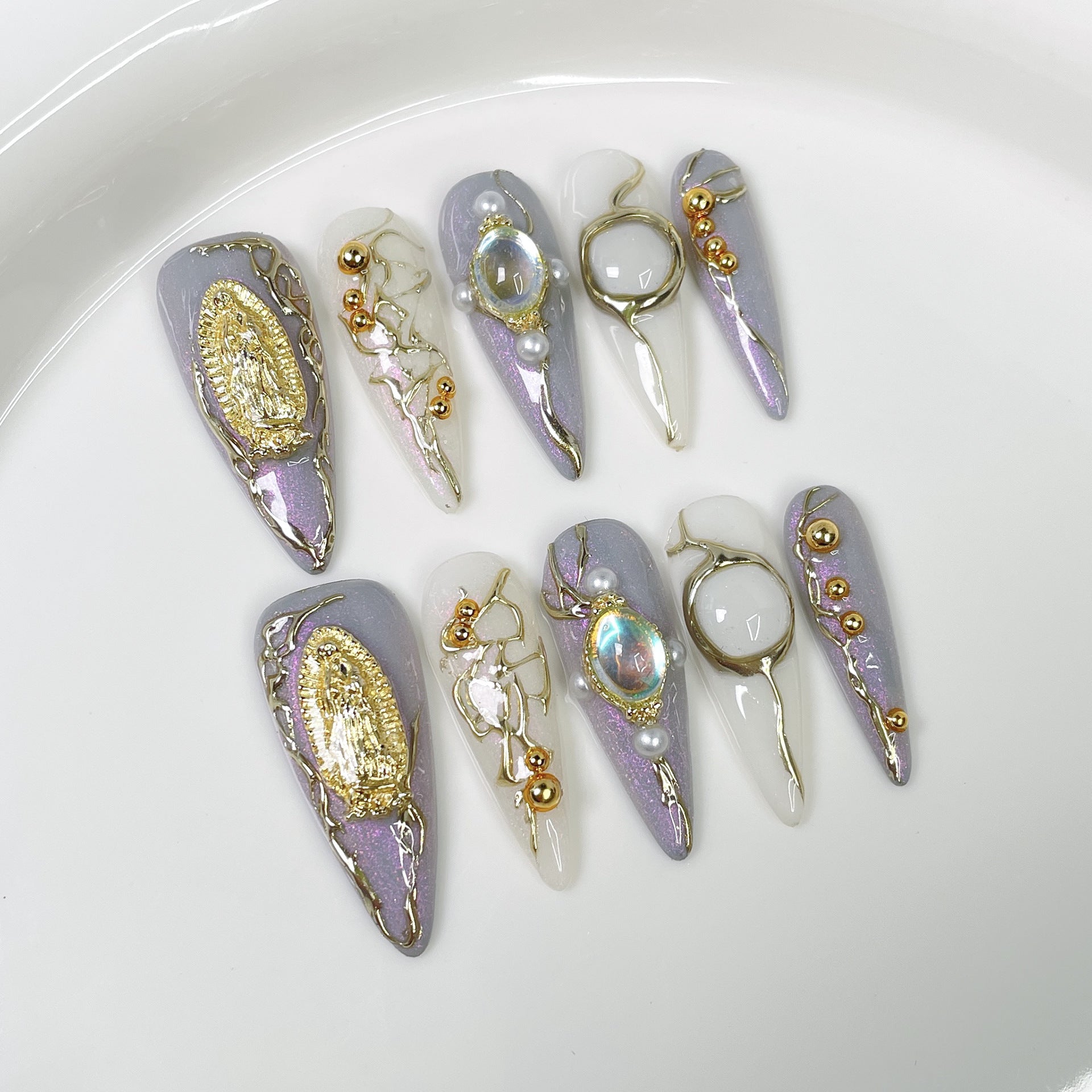 Celestial Relic Series Press-On Nails