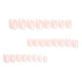 Nail art wearing nail nude nail sticker nail art piece finished product wearing nail piece fake nail simple nail piece nail piece