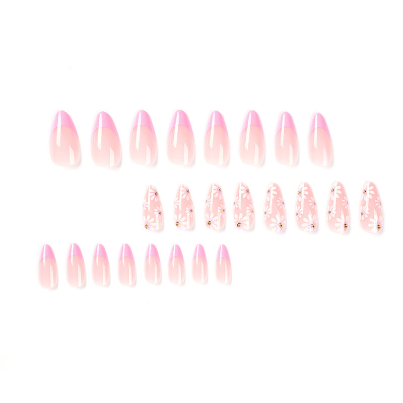 穿戴甲批發｜法式粉邊甲片批發｜365nails