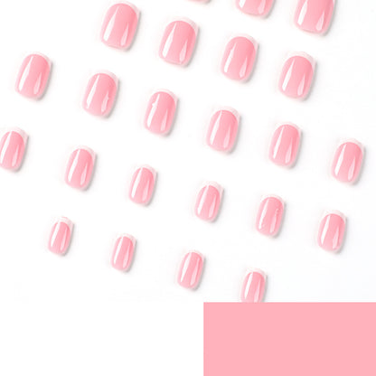 Peças de arte para unhas Pressionar unhas curtas com meio adesivo Peças de arte para unhas Pressionar unhas por atacado Peças de unhas por atacado｜365nails