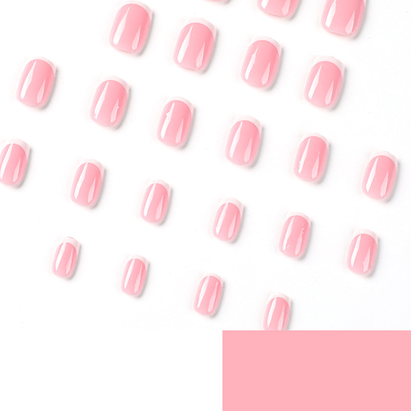 簡約短款半貼式穿戴甲 甲片 批發｜365nails