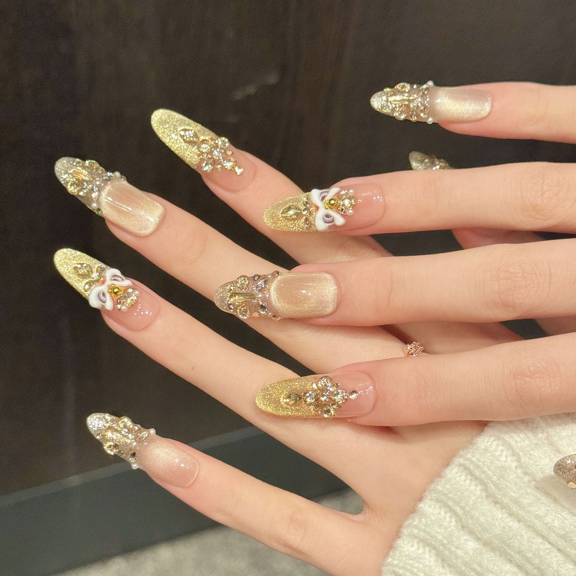 Royal Opera Collection：「金鳳凰芭蕾」— 長款棺材形穿戴甲