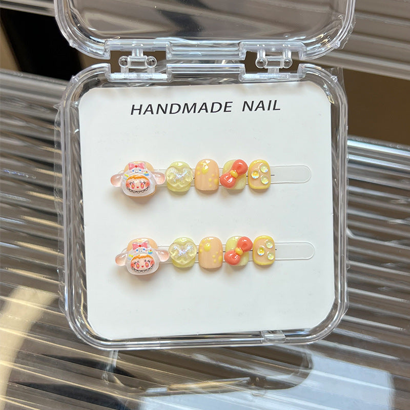 Cute Cartoon Kids Press On Nails Collection