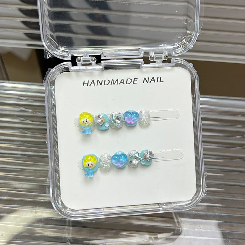 Cute Cartoon Kids Press On Nails Collection