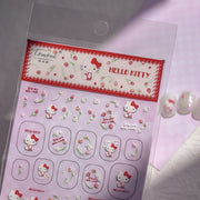 Hello Kitty & Tulip: "Sweet Spring" – 3D Embossed Nail Sticker