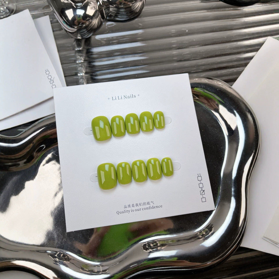 The Essential Solids | Short Round Cute | Handmade Press-on Nails