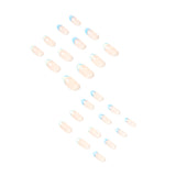 Manicura francesa con uñas postizas terminadas, estilo simple, parche para uñas, suministro directo de uñas postizas | 365nails