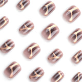 Uñas postizas a presión, polvo brillante, uñas artísticas sencillas, uñas postizas, pegatinas para uñas a presión, venta al por mayor | 365nails