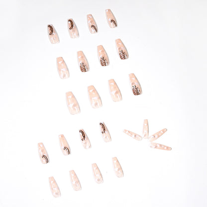 Long Ballet Cloud Sun Wear Nail Art Finished Fake Nail Nail Art Patch Nail Patch Removable Nail Patch｜365nails