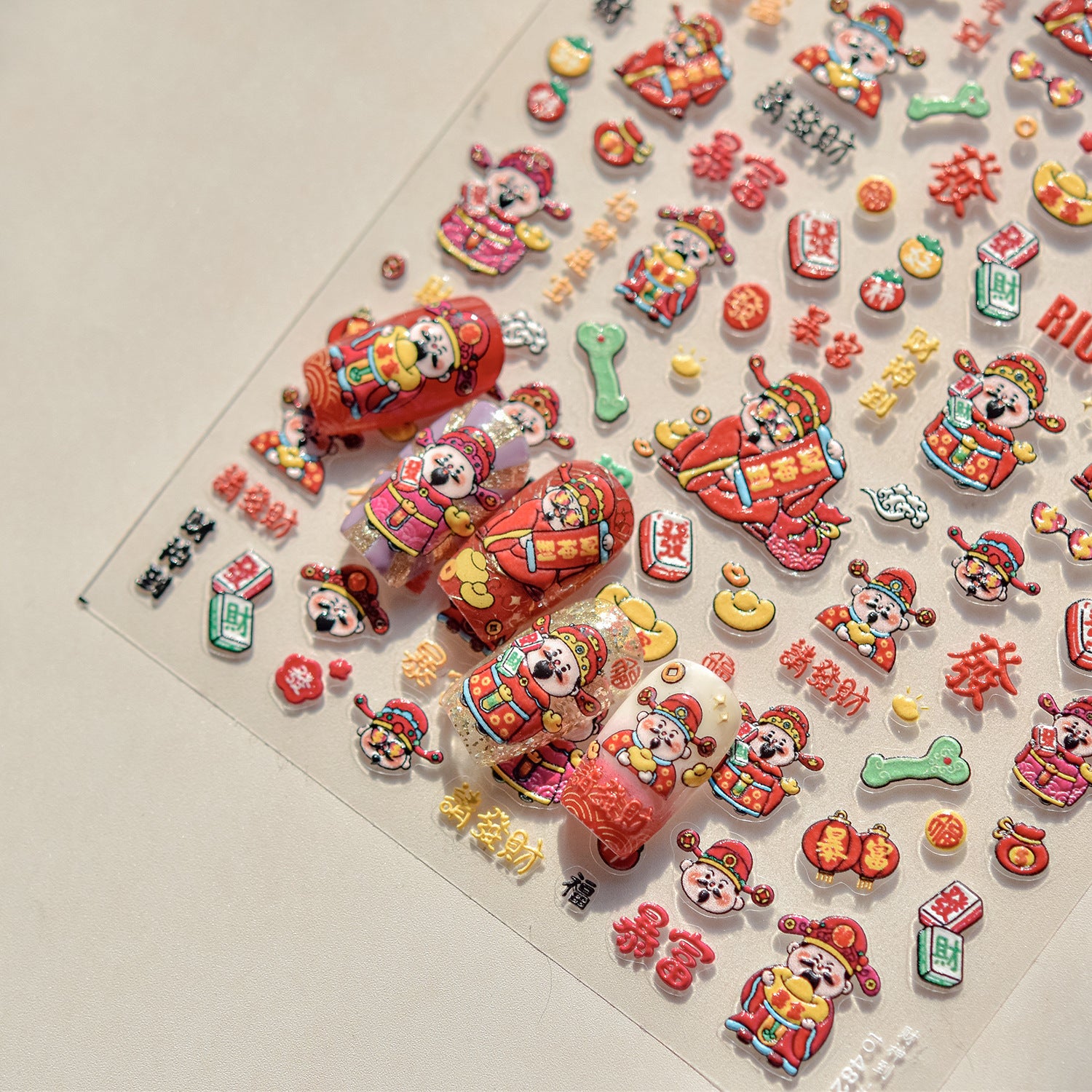 365nails: "God of Wealth" – Nail Art Stickers