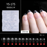 365nails Half-Matte Seamless Nail Tips | Multi-Shape Nail Extension Set (YS-101 to YS-402)