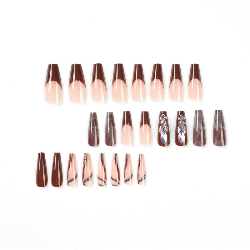 Almofadas longas de balé com strass para manchas de unhas Produtos de arte para unhas no atacado Almofadas de unhas avançadas para arte ｜ 365nails