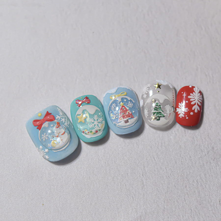 365nails: "축제 크리스마스 오너먼트" – 네일 아트 스티커