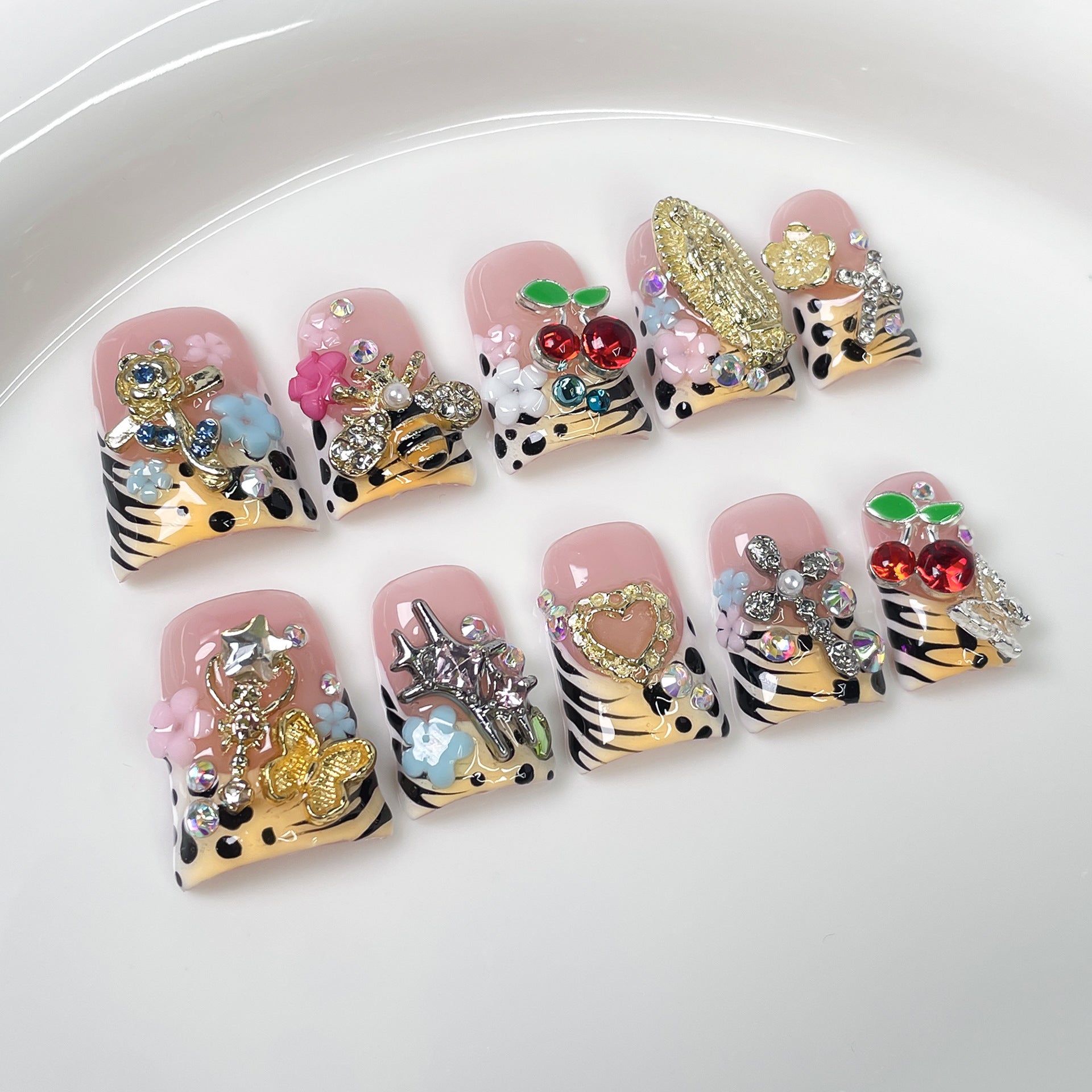 Wild Charm Series Press-On Nails
