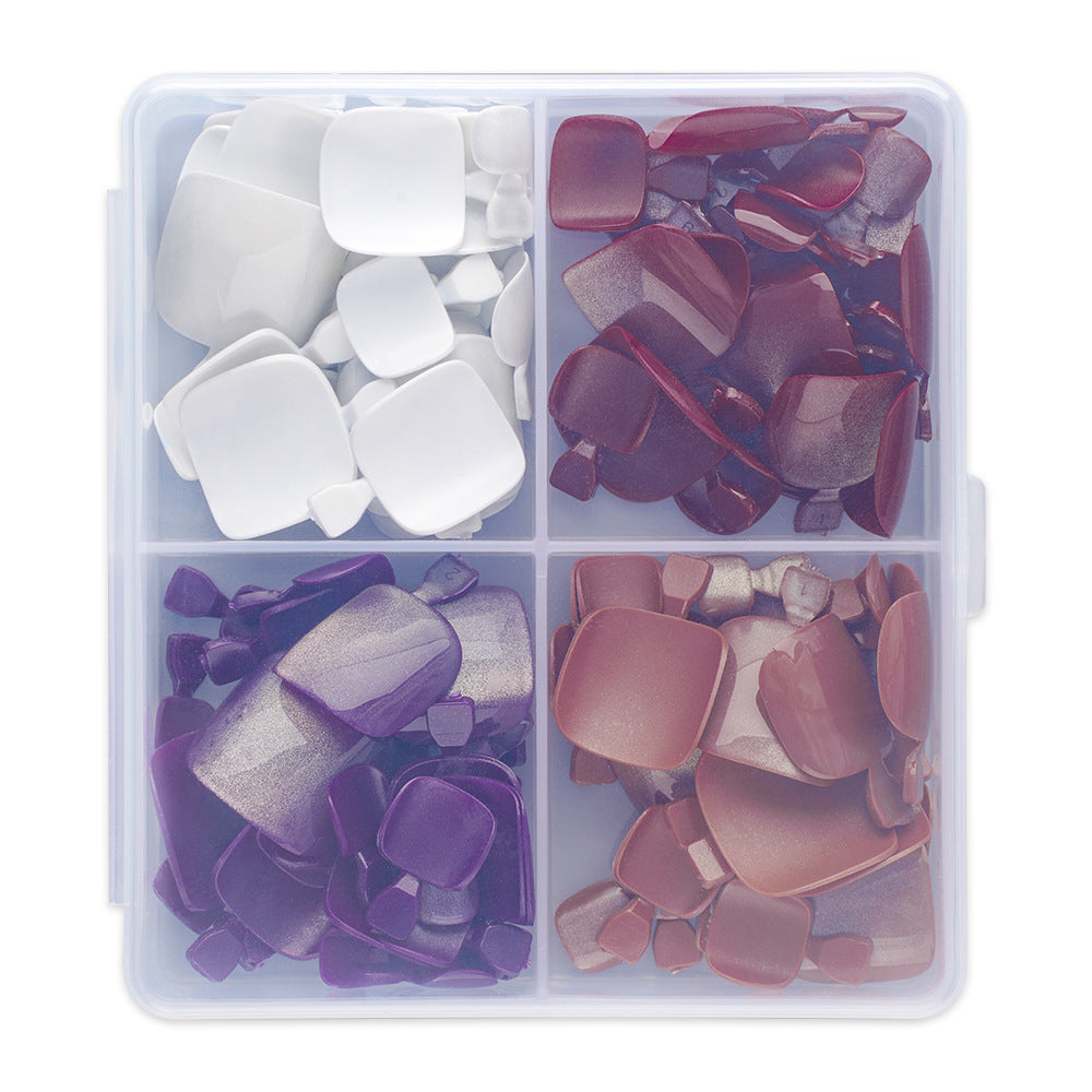 Nail Tips Press-on toenails Advanced Cat Eye Flash 120 pieces Removable Prefabricated Nail Art Patch Patch Fake Nail