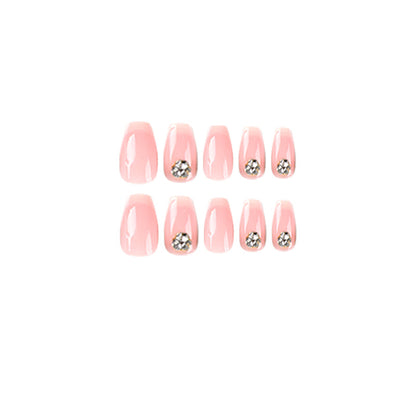Almofadas de unha rosa com mudança gradual, broca de pilha, almofadas de unha por atacado, almofadas de unha removíveis com acabamento, unhas avançadas ｜365nails