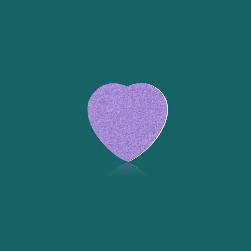 Double-sided heart-shaped manicure strip, special tool for polishing manicure