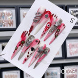 Extra Long 5.5cm Stiletto Press-On Nails Collection | Dozens of Styles | Reusable & Ready to Wear