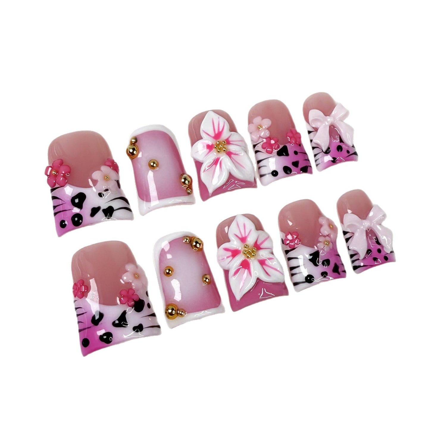 Sweet Blush Series Press-On Nails