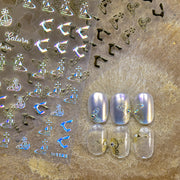 365nails: 무지갯빛 토성 구체 – 네일 아트 스티커