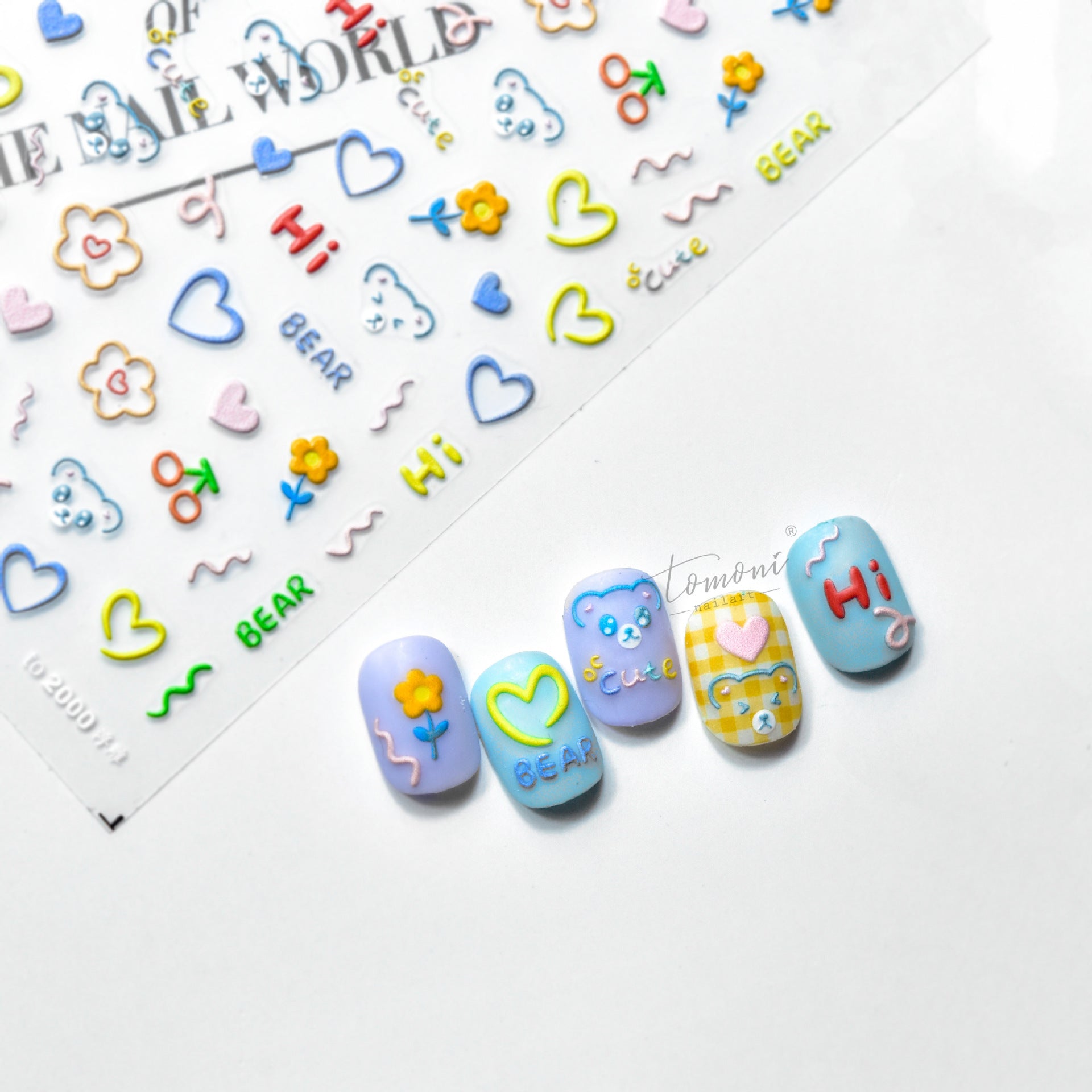 365nails: 귀여운 카와이 과일 & 행운 네일 아트 스티커